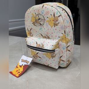 New Pokemon Pikachu Eevee Mini Backpack